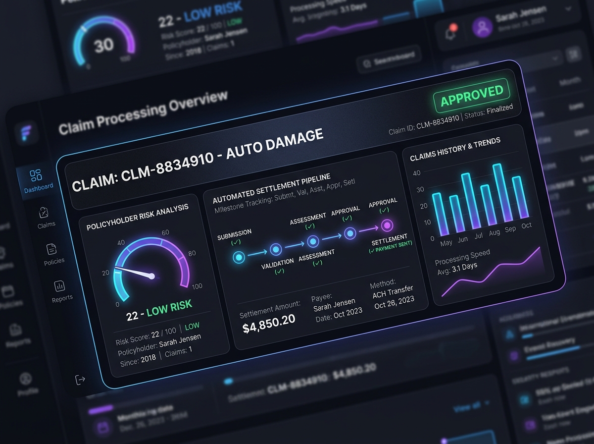 Claims Processing Dashboard